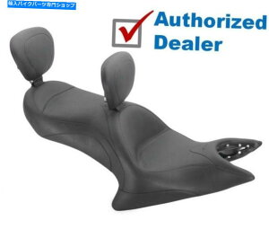�V�[�g �}�X�^���O�����s�[�X���C�h�r���e�[�W�c�[�����O2���ȃh���C�o�[�̔w������T�h������ Mustang One Piece Wide Vintage Touring 2 up Seat Driver Backrest Saddle Victory�y���s�A���i�z