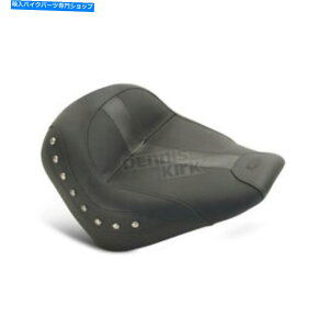 V[g }X^OV[gubNrj[\V[gW /N[X^bh - 75390 Mustang Seats Black Vinyl Solo Seat w/Chrome Studs - 75390