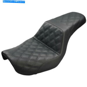 V[g Th̃tiqXeb`XebvAbvV[g2004-05n[[_CiFXD Saddlemen Black Full Lattice Stitch Step Up Seat 2004-05 Harley Dyna FXD