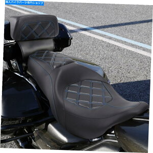 V[g n[[GNg[hXg[gOCh14-21 19̂߂̉^]ȗqV[g㕔pbhtBbg Driver Passenger Seat Rear Pad Fit For Harley Electra Road Street Glide 14-21 19