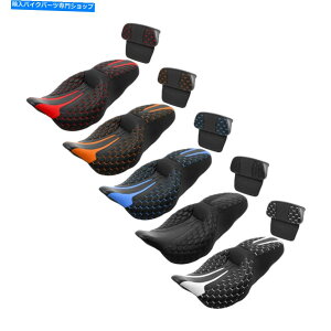 �V�[�g 5�̃X�^�C���̃h���C�o�[���q�̔w������̍��ȃp�b�h�t�B�b�g2014-2021 5 Styles Driver Passenger Backrest Seat Pad Fit For Harley Road King 2014-2021�y���s�A���i�z