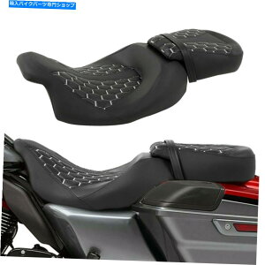 V[g n[[c[O[hXg[gOCh2009-2020̃C_[hCo[qȃtBbg Rider Driver & Passenger Seat Fit For Harley Touring Road Street Glide 2009-2020