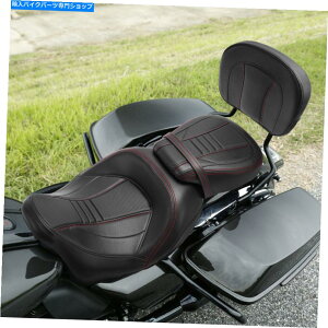 V[g n[[c[O[hLO2009-2021̂߂̉^]ȍȁw̃pbhtBbg Driver Passenger Seat & Backrest Pad Fit For Harley Touring Road King 2009-2021