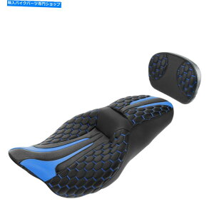 V[g ^]ȍȍȁSissy Bar Pad Fit for Harley Touring Flhr Flht 2009-2021 Driver Passenger Seat & Sissy Bar Pad Fit For Harley Touring FLHR FLHT 2009-2021