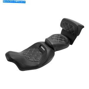 V[g hCo[w /gNobNXgtBbgn[[c[O[hLO14-21 Driver & Passenger Seat w/ Trunk Backrest Fit For Harley Touring Road King 14-21
