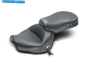 V[g 2009-2017}nV-STAR 950̂߂̐V}X^O2s[XChc[OX^bhV[g New Mustang 2-Piece Wide Touring Studded Seat For 2009-2017 Yamaha V-Star 950