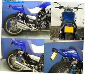 シート ヤマハV-MAX 1200フラットトラッカーシングルシート変換 Yamaha V-Max 1200 Flat-Tracker Single Seat Conversion with Red tail light