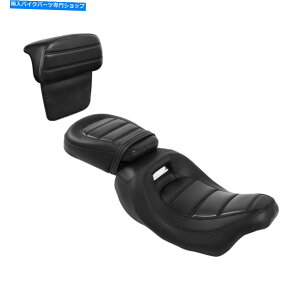 シート ハーレーロードのためのバックレストパッドフィットのライダーの助手席座席2014-2021 Rider Passenger Seat w/ Backrest Pad Fit For Harley Road Electra Glide 2014-2021