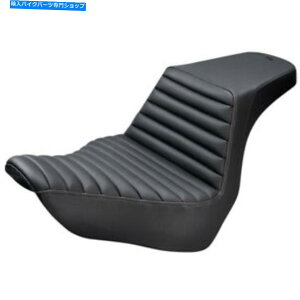 V[g SaddlemenXebvAbv2AbvV[g - ^bNƃ[iubNj818-29-171 Saddlemen Step Up 2-Up Seat - Tuck and Roll (Black) 818-29-171