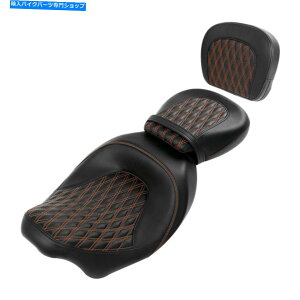 V[g n[[Xg[g[hOCh2009-2021̂߂̔w̃tBbg̃C_[ Rider Passenger Seat with Backrest Fit For Harley Street Road Glide 2009-2021 19