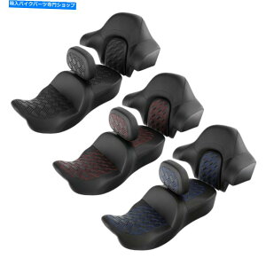 シート 運転席旅客座席ライダーパッドリアバックレストフィットのためのハーレーツーリング2014-2021 Driver Passenger Seat Rider Pad Rear Backrest Fit For Harley Touring 2014-2021