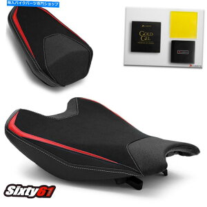 V[g z_CBR 1000RRV[gJo[2017-2019CgXG[hԃzCgXeb` Honda CBR 1000RR Seat Covers with Gel 2017-2019 Luimoto Suede Red White Stitch