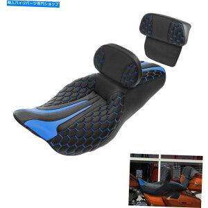 V[g n[[[hXg[gGNgOCh14-21̂߂̗q^]ȁw̃tBbg Passenger Driver Seat & Backrest Fit For Harley Road Street Electra Glide 14-21