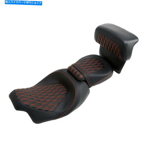 V[g n[[c[OGNgOCh14-21̂߂̉^]ȍȁAobNXgtBbg Driver Passenger Seat & Rear Backrest Fit For Harley Touring Electra Glide 14-21
