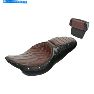 シート ハーレーロードキングストリートグライド14-21のための運転席旅客シートリアバックレストフィット Driver Passenger Seat Rear Backrest Fit For Harley Road King Street Glide 14-21