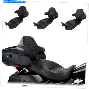 V[g n[[Xg[gGNgOCh14-21̃C_[qsIV[gw̔w Rider Passenger Pillion Seat Backrest Fit For Harley Street Electra Glide 14-21