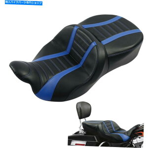 V[g n[[c[O[hXg[gOCh2009-2021̂߂̐hCo[qȃtBbg Blue Driver & Passenger Seat Fit For Harley Touring Road Street Glide 2009-2021