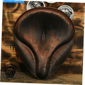 �V�[�g �{�o�[�`���b�p�[�J�X�^���\���V�[�g�uOldtimer Vintage Brown Electric�v�T�C�YXS Bobber Chopper Custom Solo seat Oldtimer vintage brown electric size XS�y���s�A���i�z