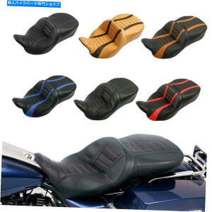 �V�[�g �����s�[�X���C�_�[�h���C�o�[�����2��̃n�[���[�c�[�����OTri Glide 09-20 One Piece Rider Driver Passenger Seat Two Up For Harley Touring Tri Glide 09-20�y���s�A���i�z