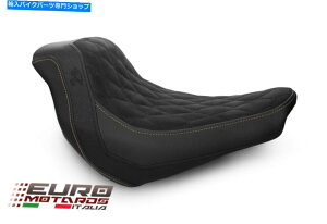 V[g Luimoto hex-rXG[hTEC-GRIPV[gJo[pn[[_rbh\[C_[S 2016-20 Luimoto HEX-R Suede Tec-Grip Seat Cover For Harley Davidson Low-Rider S 2016-20