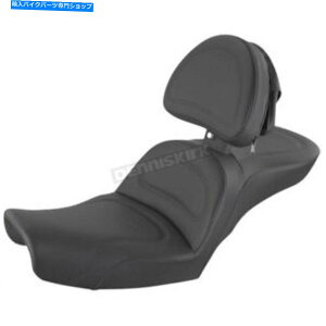 V[g SaddlemenubNGNXv[[V[gW /hCo̔w - 896-04-030 Saddlemen Black Explorer Seat w/Drivers Backrest - 896-04-030