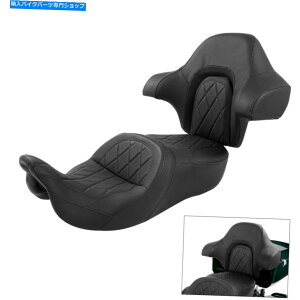 V[g Harley Street Electra Glide 14-21̂߂̍̉^]ȗqȂ̔w̓K Black Driver Passenger Seat Backrest Fit For Harley Street Electra Glide 14-21