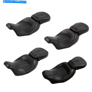 V[g ubNhCo[qȃtBbgn[[GNg[hXg[gOCh09-21 19 18 Black Driver Passenger Seat Fit For Harley Electra Road Street Glide 09-21 19 18