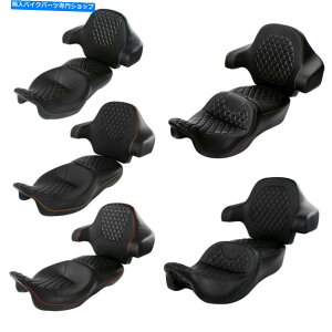 V[g C_[̏ȃV[gbvobNXgtBbgn[[c[O[hOCh14+ Rider Passenger Seat Wrap Around Backrest Fit For Harley Touring Road Glide 14+