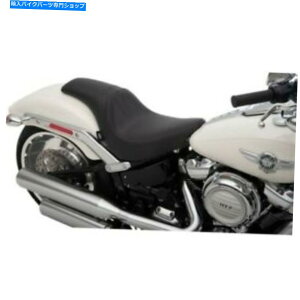 V[g n[[bj̎q18-20̂߂̃hbOvf^[炩2̏̍˂̍ Drag Predator Smooth 2-Up Seat Solar Reflective Black for Harley Fat Boy 18-20