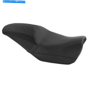 �V�[�g �}�X�^���O76420 1�s�[�X�u���b�N�t�@�X�o�b�N2�A�b�v�V�[�g�n�[���[�X�g���[�gXG 500 750 76420 Mustang 76420 1 Piece Black Fastback 2-up Seat Harley Street XG 500 750 76420