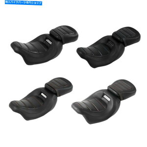V[g ^]ȗqsIV[gtBbgCVOXg[g[hOCh09-21 Driver Passenger Pillion Seat Fit For Harley Touring CVO Street Road Glide 09-21