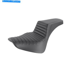 �V�[�g Saddlemen Step-harley suspails - �u���b�N�^�b�N�ƃ��[�� - 818-33-171 Saddlemen Step-Up Seat for Harley Softails - Black-Tuck and Roll - 818-33-171�y���s�A���i�z