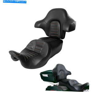 V[g n[[c[OGNgOCh14-21̂߂̃ubNhCo[̗qȂ̔w̃tBbg Black Driver Passenger Seat Backrest Fit For Harley Touring Electra Glide 14-21