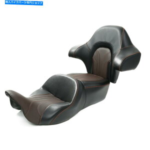 V[g ^]ȍȃLOobNXgpbhtBbgn[[c[OXg[gOCh14+ Driver Passenger Seat King Backrest Pad Fit For Harley Touring Street Glide 14+