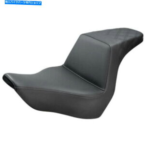 V[g SaddlemenXebvAbv2AbvV[g - qiqXeb`iubNj818-29-173 Saddlemen Step Up 2-Up Seat - Passenger Lattice Stitched (Black) 818-29-173