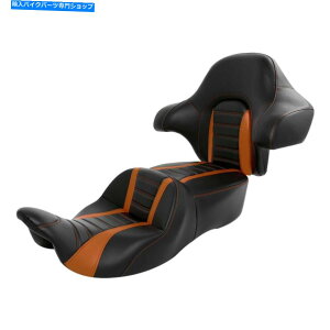 V[g ubNIW̃hCo[̗qȂ̔wtBbgn[[GNgOCh14-2020 Black Orange Driver Passenger Seat Backrest Fit For Harley Electra Glide 14-2020