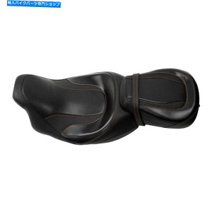 V[g n[[[hXg[gOCh09-20̃IWXeb`hCoqV[gtBbg Orange Stitching Driver Passenger Seat Fit For Harley Road Street Glide 09-20