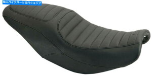 �V�[�g 15-16�̏����X�N�����u���̂��߂̃��g���X�e�b�`�r�j�[��2�A�b�v�V�[�g�u���b�N�t�H�[��75027 Retro Stitched Vinyl 2-Up Seat Black Foam 75027 For 15-16 Triumph Scrambler