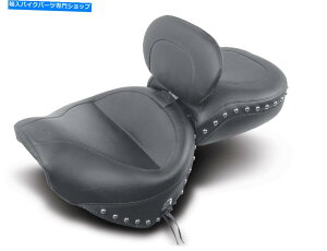 V[g DBR 1999-2015}n[hX^[t}X^O2s[XChc[OX^bhV[g Mustang 2-Piece Wide Touring Studded Seat with DBR 1999-2015 Yamaha Road Star