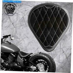 V[g Bobber ChopperJX^\V[g+uPbg}nVX^[650 GUSubNzCgV3 Bobber Chopper Custom Solo Seat + bracket Yamaha V Star 650 GuS black&white V3