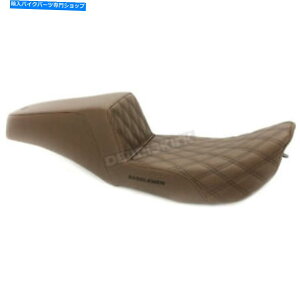 �V�[�g �i�q�X�e�b�`�h���C�o�V�[�g�t���T�h���������F���~�� - 897-06-172BR Saddlemen Brown Step-Up with Lattice-Stitched Driver Seat - 897-06-172BR�y���s�A���i�z