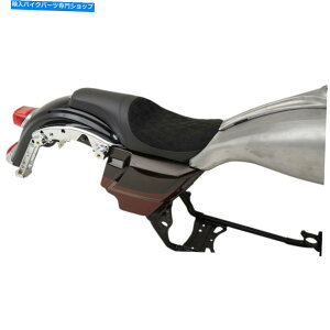 V[g 2008-18n[[t̃te6-GAL^N̂߂̃hbOXyVeBߐH҃XG[hV[g Drag Specialties Predator Suede Seat for Yaffe 6-Gal Tank on 2008-18 Harley FLH