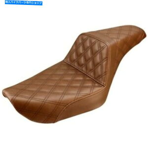 �V�[�g Saddlemen 896-04-175Br���F�̃X�e�b�v�A�b�v�t��LS�V�[�g96-03�n�[���[�_�C�iFXD Saddlemen 896-04-175BR Brown Step Up Full LS Seat 96-03 Harley Dyna FXD�y���s�A���i�z