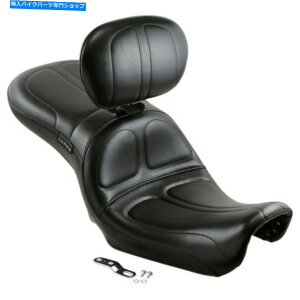 V[g Le Pera Black Maverick 2AbvXeb`V[ghCo[w06-17n[[_CiFXD Le Pera Black Maverick 2-Up Stitched Seat Driver Backrest 06-17 Harley Dyna FXD