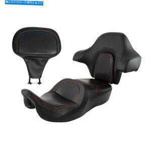 V[g n[[CVO Street Glide 14-21̃C_[ȁtgAobNXgtBbg Rider Passenger Seat & Front Rear Backrest Fit For Harley CVO Street Glide 14-21