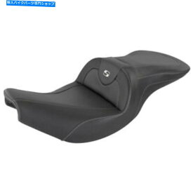 シート サドルメン加熱道路ソファーシート - カーボンファイバー - 加熱（ブラック）I14-07-185HCT Saddlemen Heated Road Sofa Seat - Carbon Fiber - Heated (Black) I14-07-185HCT