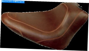 �V�[�g �}�X�^���O���C�h�g���v���\���V�[�g�u���E���n�[���[FXS FLS 12-17 MUSTANG Wide Tripper Solo Seat BROWN HARLEY FXS FLS 12-17�y���s�A���i�z