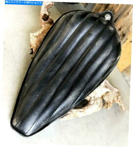 V[g 1982-2003n[[X|[cX^[\V[gubNfBX^[U[ 1982-2003 Harley Sportster Solo Seat Black Dist Leather On The Frame Made in USA