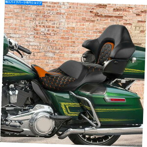 V[g C_[hCo[̏ȃLOobNXgtBbgn[[CVOXg[gOCh14-21 Rider Driver Passenger Seat King Backrest Fit For Harley CVO Street Glide 14-21
