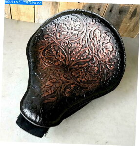 �V�[�g 2010-2021 Sportster Harley Seat Conversion Kit Ant Blk Copp Oak Leap���U�[BCS 2010-2021 Sportster Harley Seat Conversion Kit Ant Blk Copp Oak Leaf Leather bcs�y���s�A���i�z